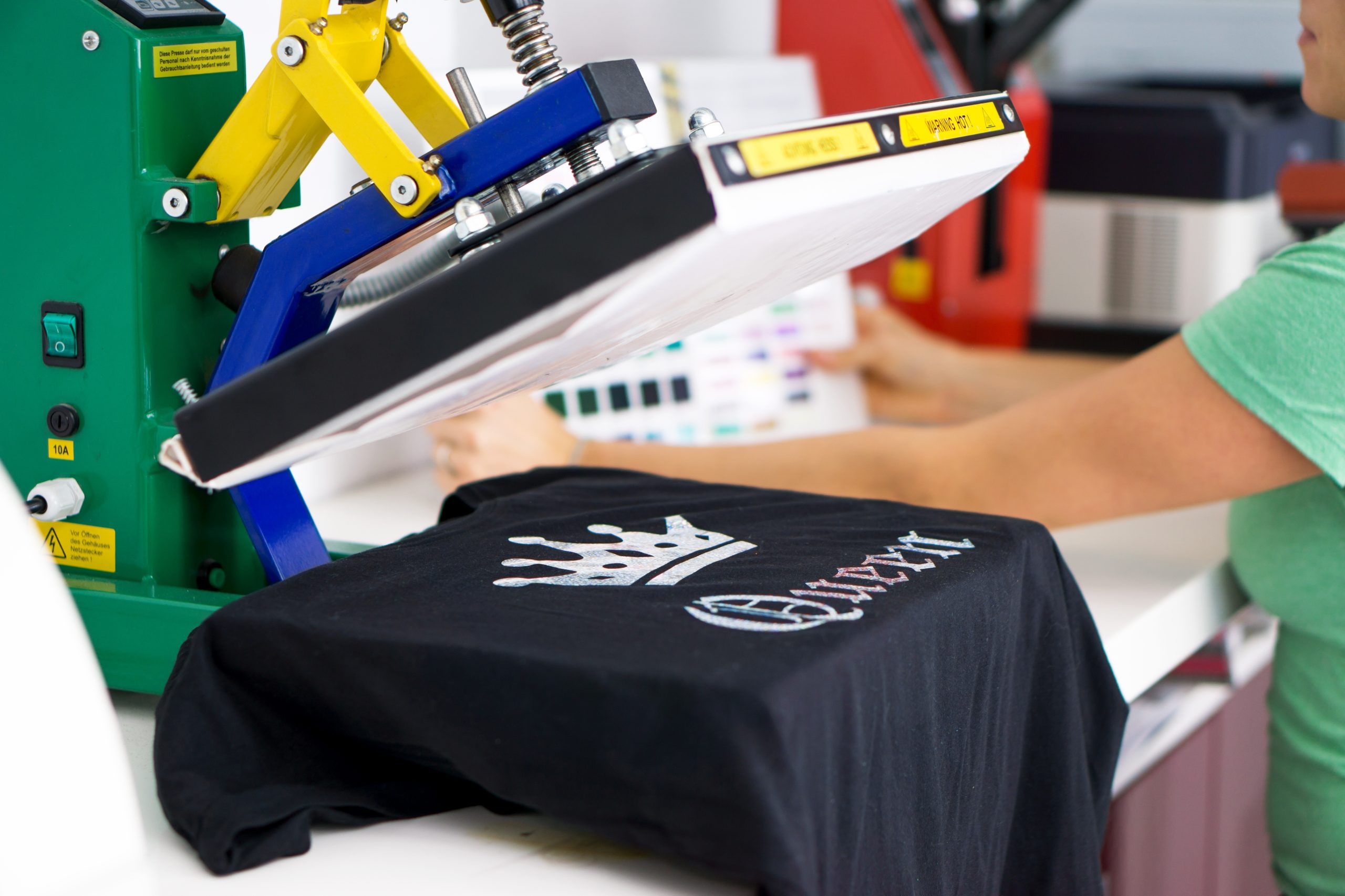 Vom Logo auf das Textil